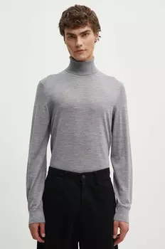 Шерстяной свитер Theory, серый