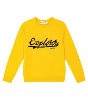 Шерстяной свитер tiego Bonpoint, апельсин