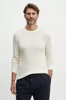 Шерстяной свитер Tommy Hilfiger, бежевый