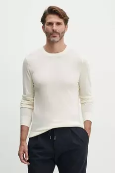 Шерстяной свитер Tommy Hilfiger, бежевый
