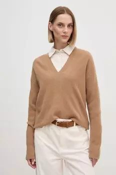 Шерстяной свитер Tommy Hilfiger, бежевый