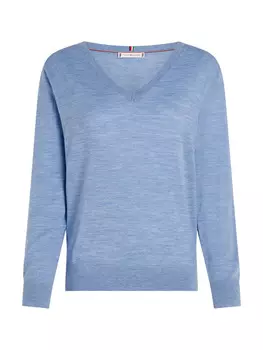 Шерстяной свитер Tommy Hilfiger, синий