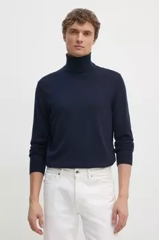 Шерстяной свитер Tommy Hilfiger, темно-синий