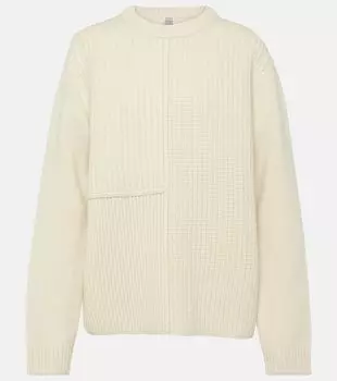 Шерстяной свитер Toteme, белый