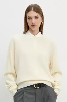 Шерстяной свитер United Colors of Benetton, бежевый