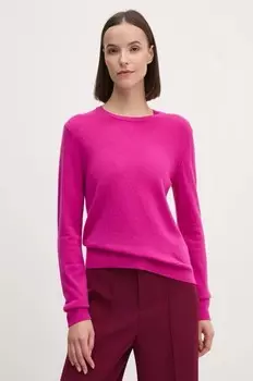 Шерстяной свитер United Colors of Benetton, розовый