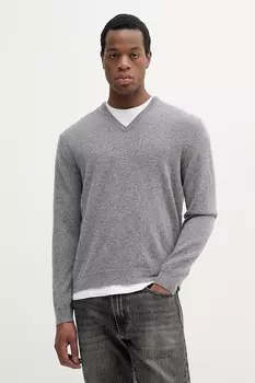 Шерстяной свитер United Colors Of Benetton, серый