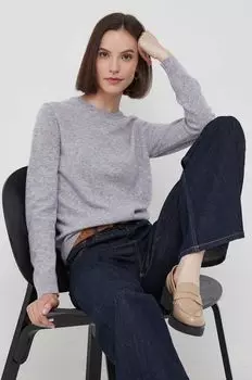 Шерстяной свитер United Colors of Benetton, серый