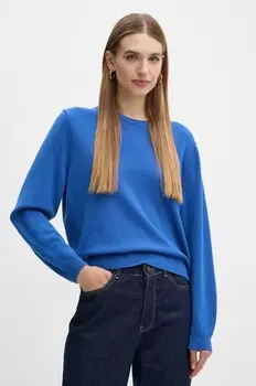 Шерстяной свитер United Colors of Benetton, синий