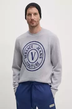 Шерстяной свитер Versace Jeans Couture, синий