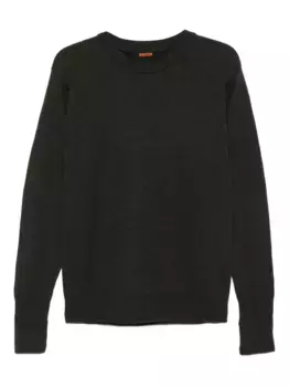 Шерстяной свитер в рубчик Barena, зеленый