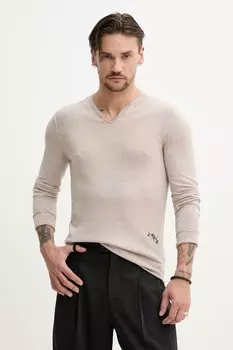 Шерстяной свитер Zadig&Voltaire, бежевый