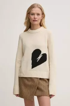 Шерстяной свитер Zadig&Voltaire, бежевый