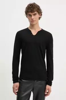 Шерстяной свитер Zadig&Voltaire, черный