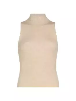 Шерстяной топ без рукавов Darcey Alice + Olivia, цвет almond heather