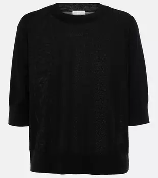 Шерстяной топ Dries Van Noten, черный