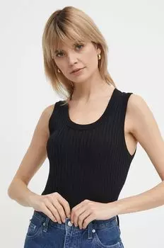 Шерстяной топ Mos Mosh, черный