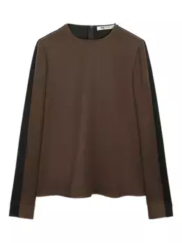 Шерстяной топ с длинными рукавами Ports 1961, коричневый