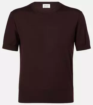 Шерстяной топ Saint Laurent, Marron