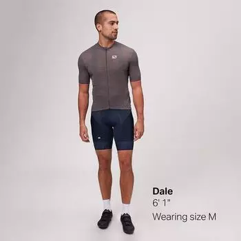 Шерстяной трикотаж с короткими рукавами – мужской Giordana, черный