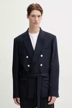 Шерстяной жакет Iro, темно-синий