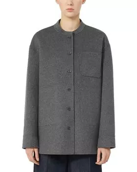 Шерстяной жакет Max Mara, серый