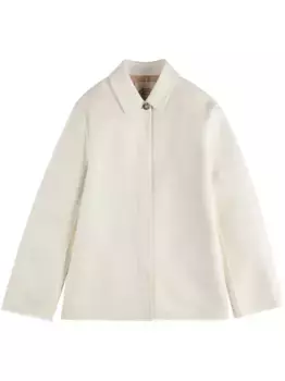 Шерстяной жакет с классическим воротником TOD'S, белый