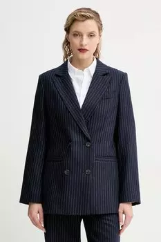 Шерстяной жакет Veste Lucy A.P.C., темно-синий