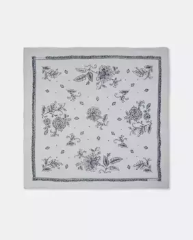 Шерстяной женский вязаный шарф Lloyd's, светло-серый