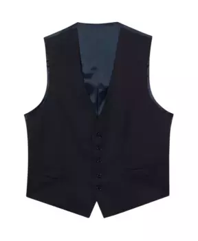 Шерстяной жилет Brooks Brothers, синий