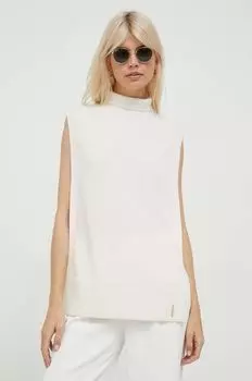 Шерстяной жилет Calvin Klein, бежевый