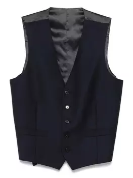 Шерстяной жилет Caruso, синий