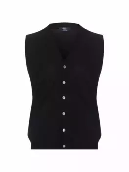 Шерстяной жилет Fedeli, черный
