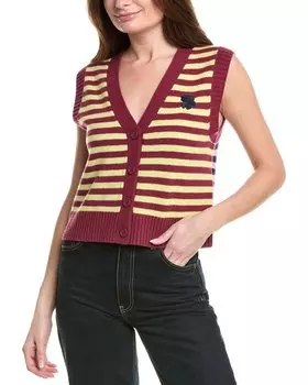 Шерстяной жилет Marimekko Juhla, красный