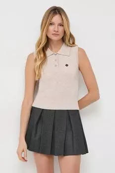 Шерстяной жилет Miss Sixty, бежевый