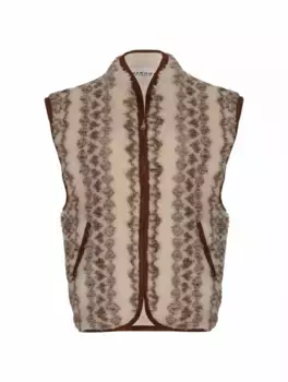 Шерстяной жилет на молнии Isabel Marant toile, мультиколор