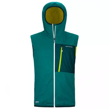 Шерстяной жилет Ortovox Swisswool Piz Duan Vest, цвет Pacific Green