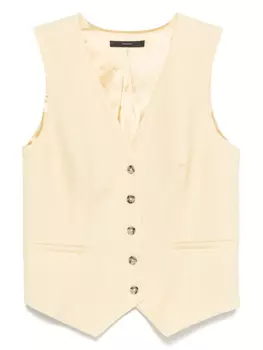 Шерстяной жилет Paul Smith, желтый