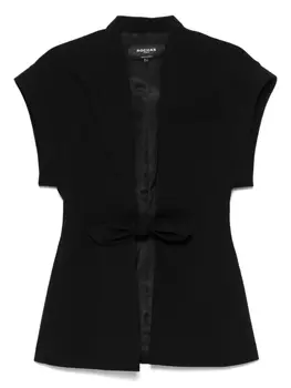 Шерстяной жилет Rochas, черный