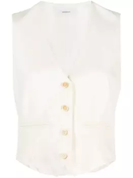 Шерстяной жилет WARDROBE.NYC, бежевый