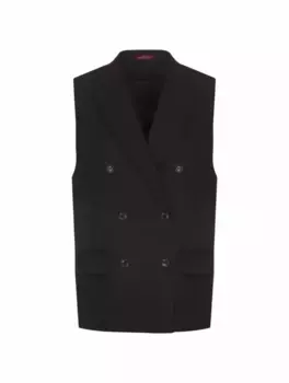 Шерстяной жилет Web Gucci, черный