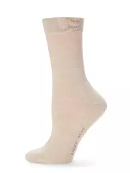 Шерстяные балансирующие носки Falke, цвет sand