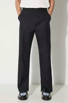 Шерстяные брюки 424, темно-синий