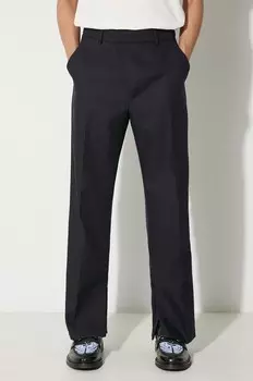 Шерстяные брюки 424, темно-синий