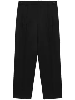 Шерстяные брюки A.P.C., черный