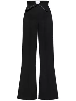 Шерстяные брюки Alexander McQueen, черный