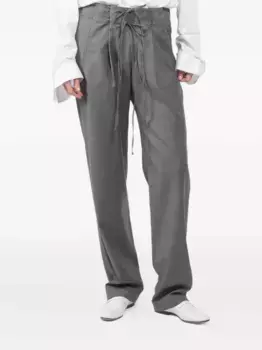 Шерстяные брюки Aya Muse, серый