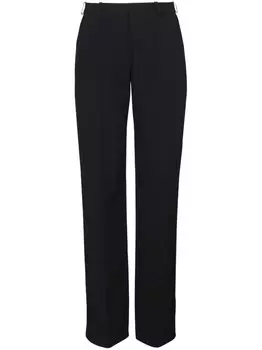 Шерстяные брюки Balmain, черный