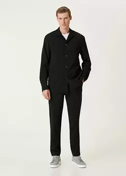 Шерстяные брюки Beymen Collection, черный