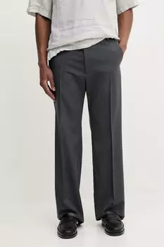 Шерстяные брюки Bluemarble, серый